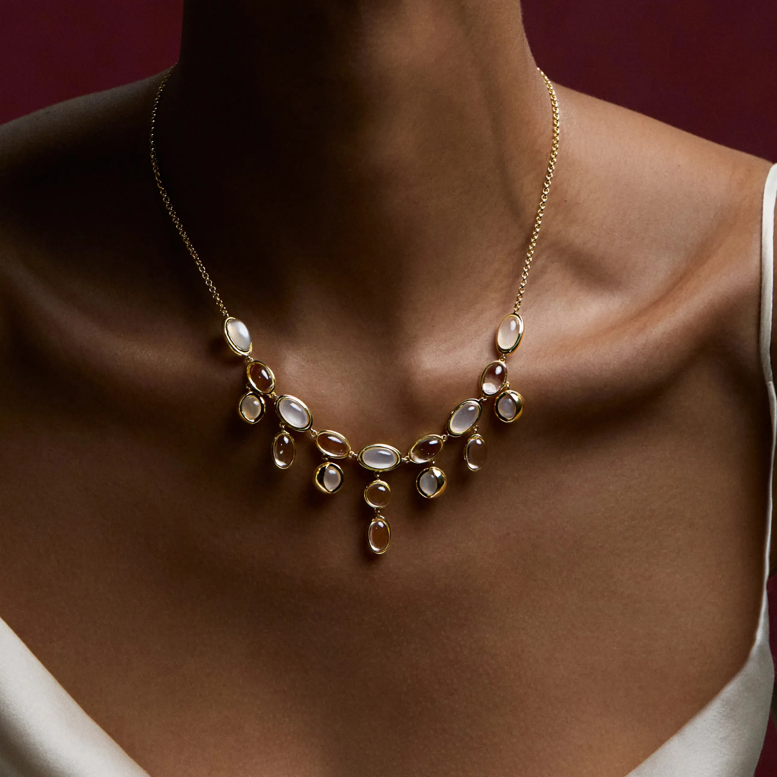 Midnight Reflection Collar Necklace sold by Awe Inspired product image thumbnail 4