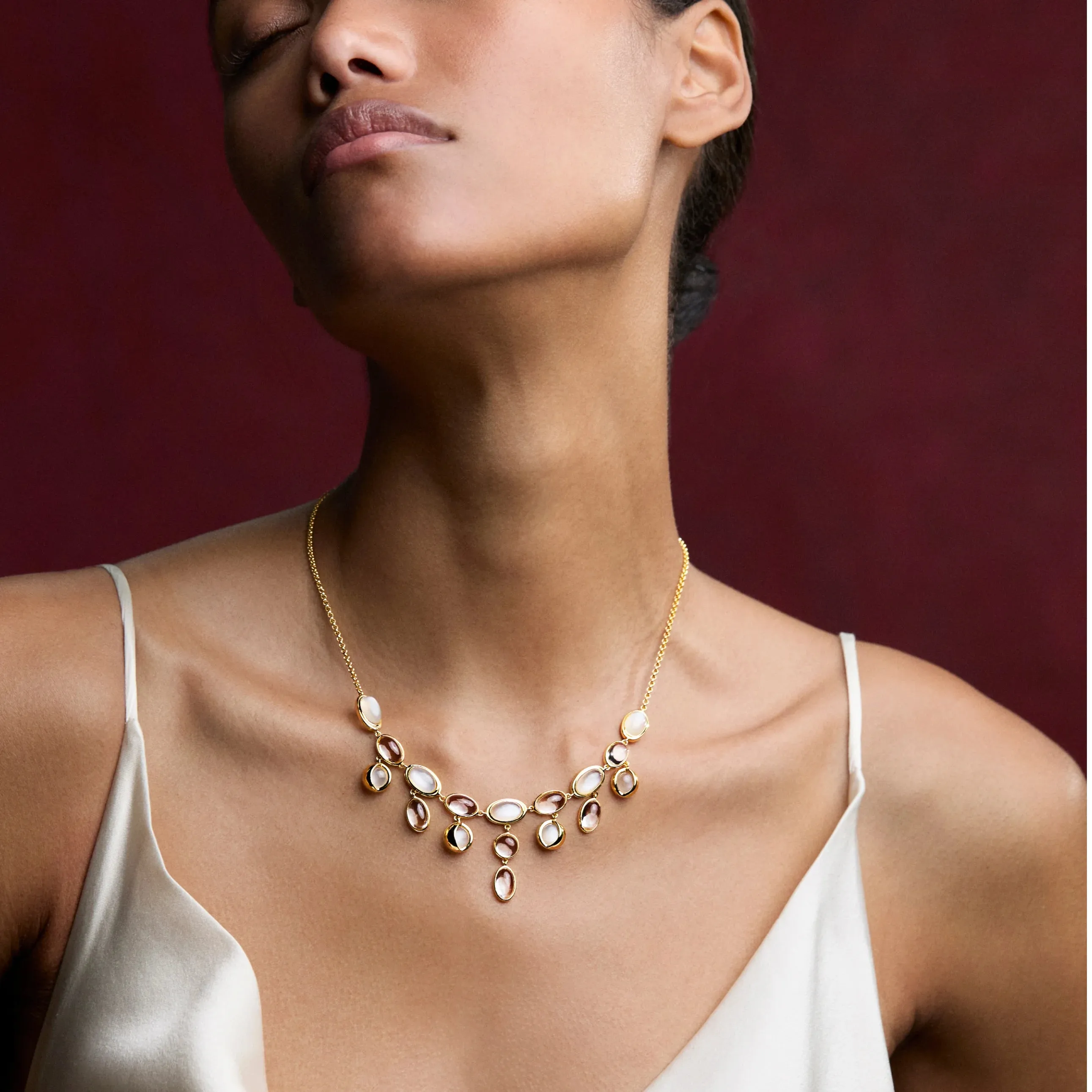 Midnight Reflection Collar Necklace sold by Awe Inspired product image thumbnail 2