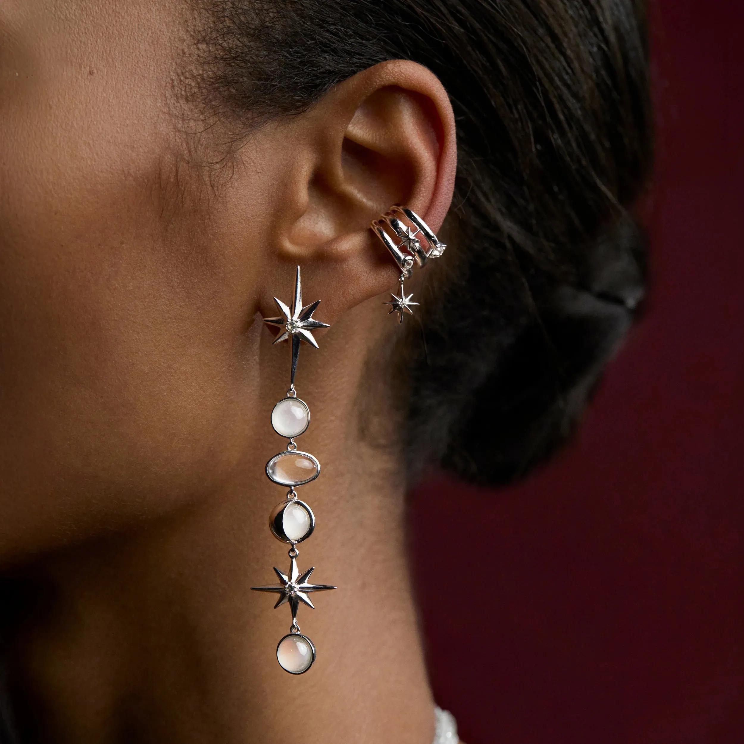 Midnight Reflection Drop Earrings sold by Awe Inspired product image thumbnail 2