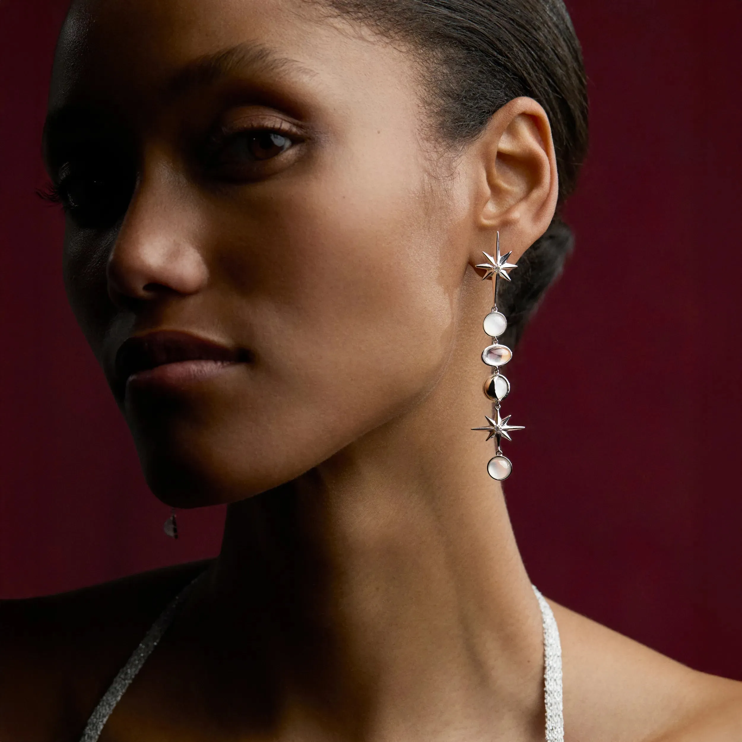 Midnight Reflection Drop Earrings sold by Awe Inspired product image thumbnail 3