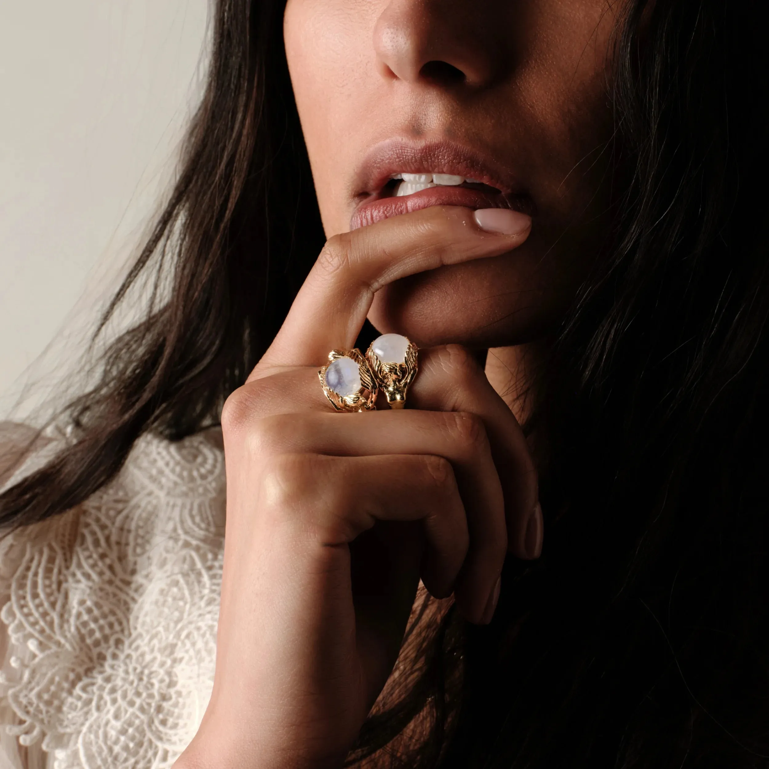 Fallen Angels Cabochon Ring sold by Awe Inspired product image thumbnail 2