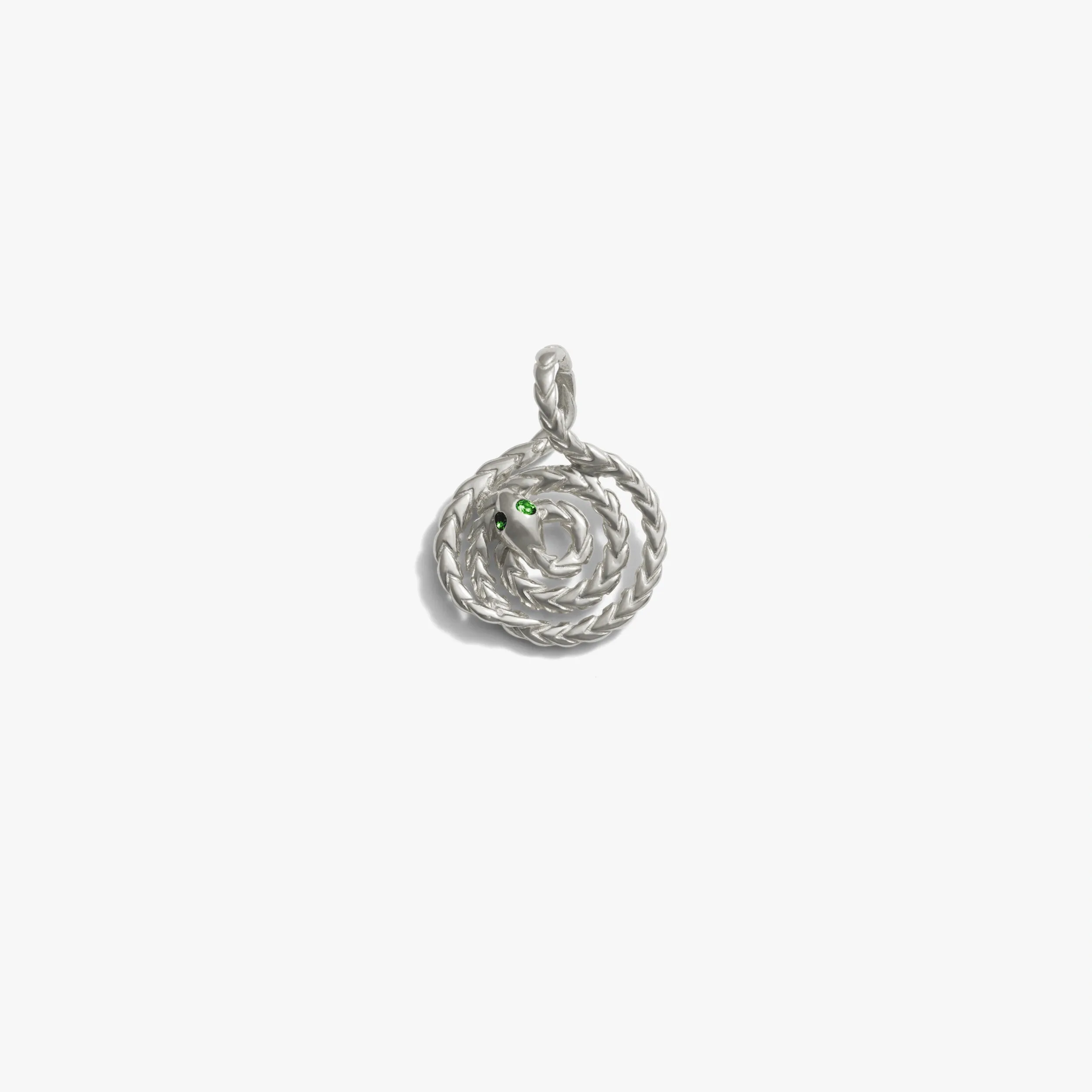 Mini Emerald Spiral Snake Coin sold by Awe Inspired product image thumbnail 4