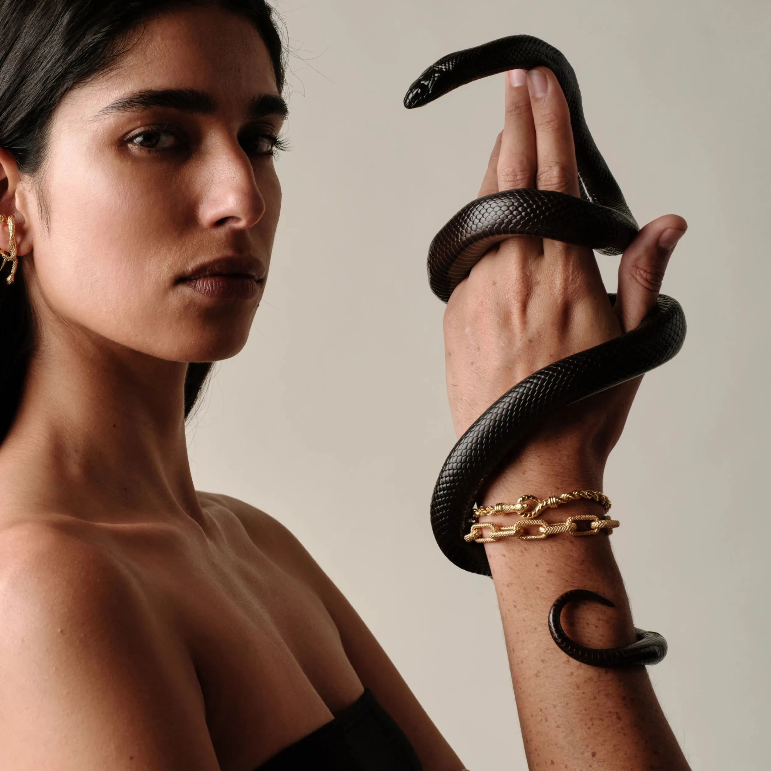 Ouroboros Snake Bracelet sold by Awe Inspired product image thumbnail 4