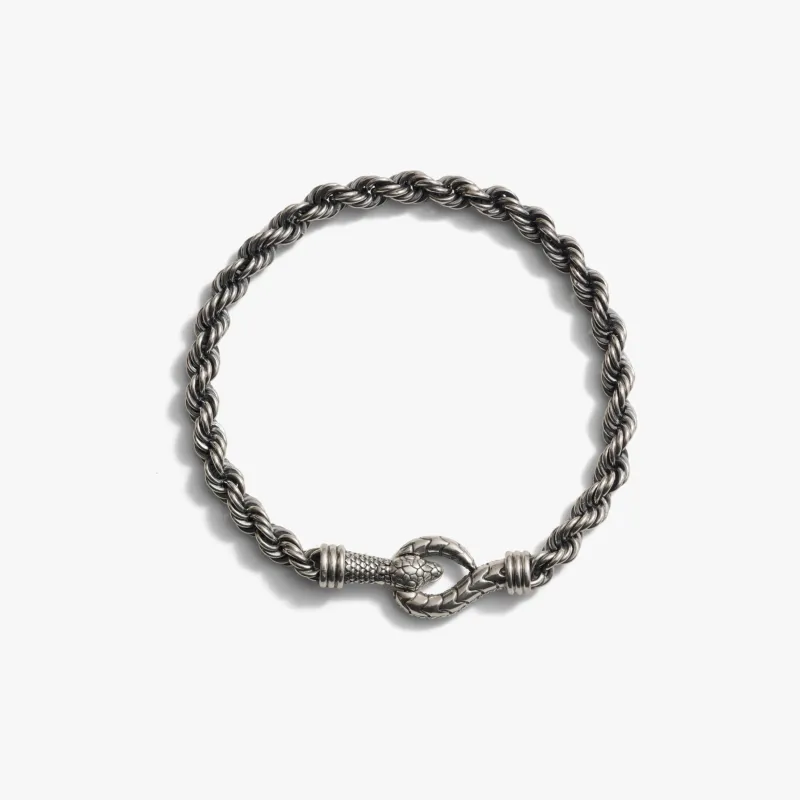 Ouroboros Snake Bracelet made by Awe Inspired