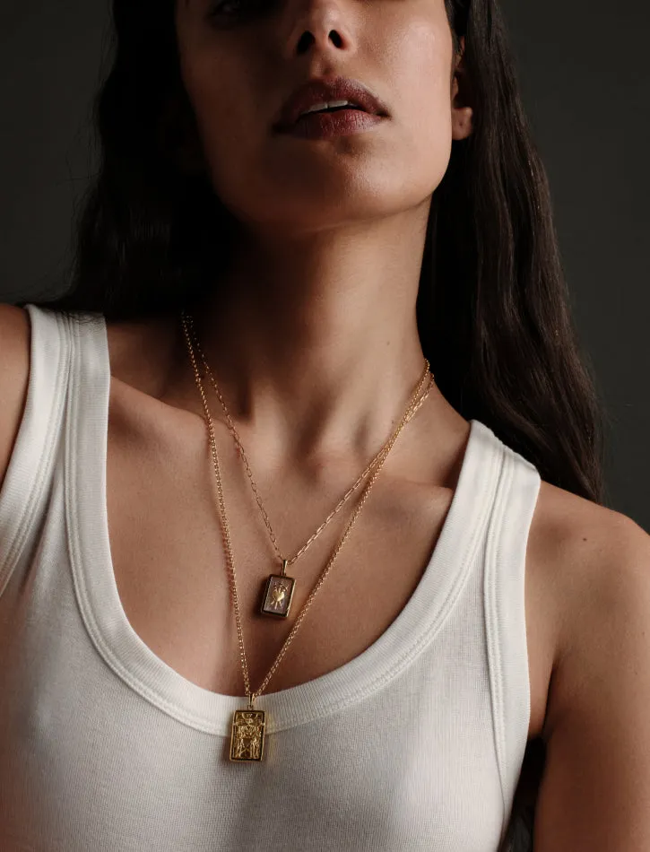 Three of Swords Tarot Pendant sold by Awe Inspired product image thumbnail 3