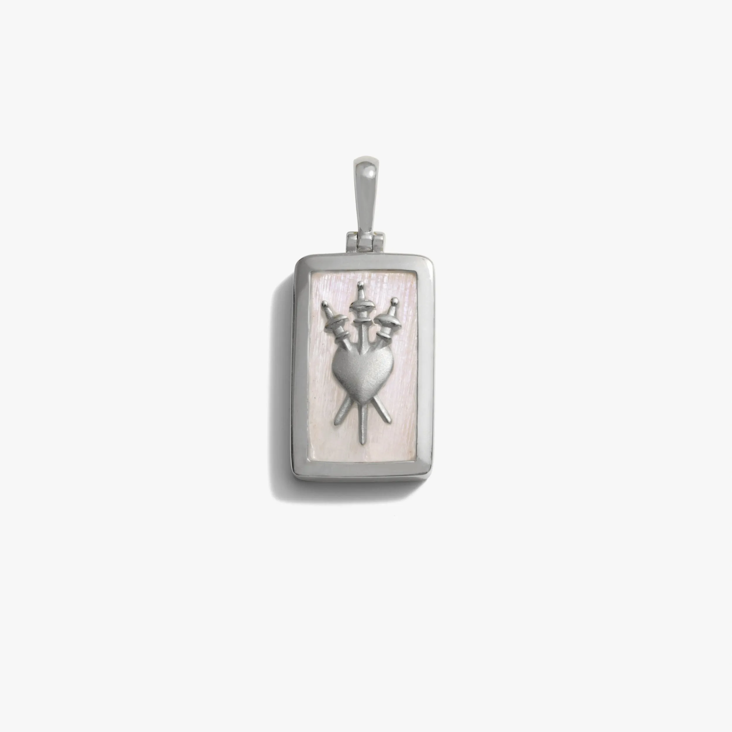 Three of Swords Tarot Pendant sold by Awe Inspired product image thumbnail 5