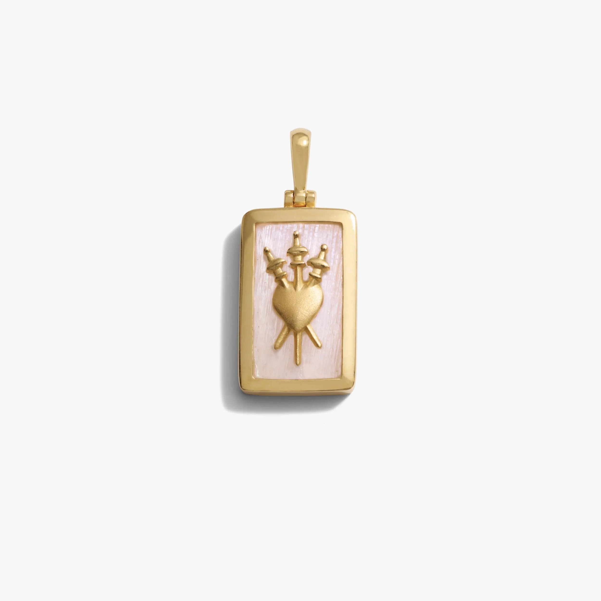 Three of Swords Tarot Pendant sold by Awe Inspired