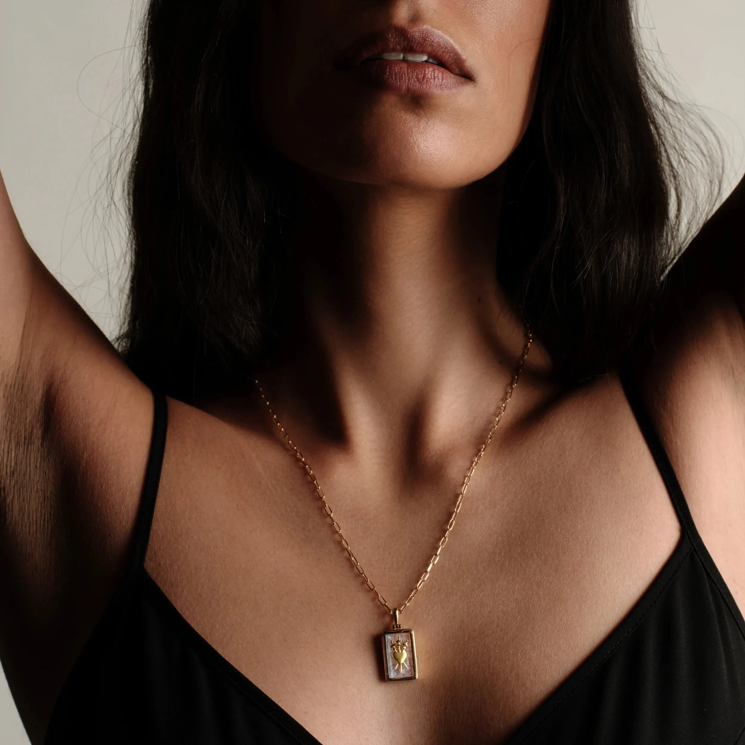 Three of Swords Tarot Pendant sold by Awe Inspired product image thumbnail 2