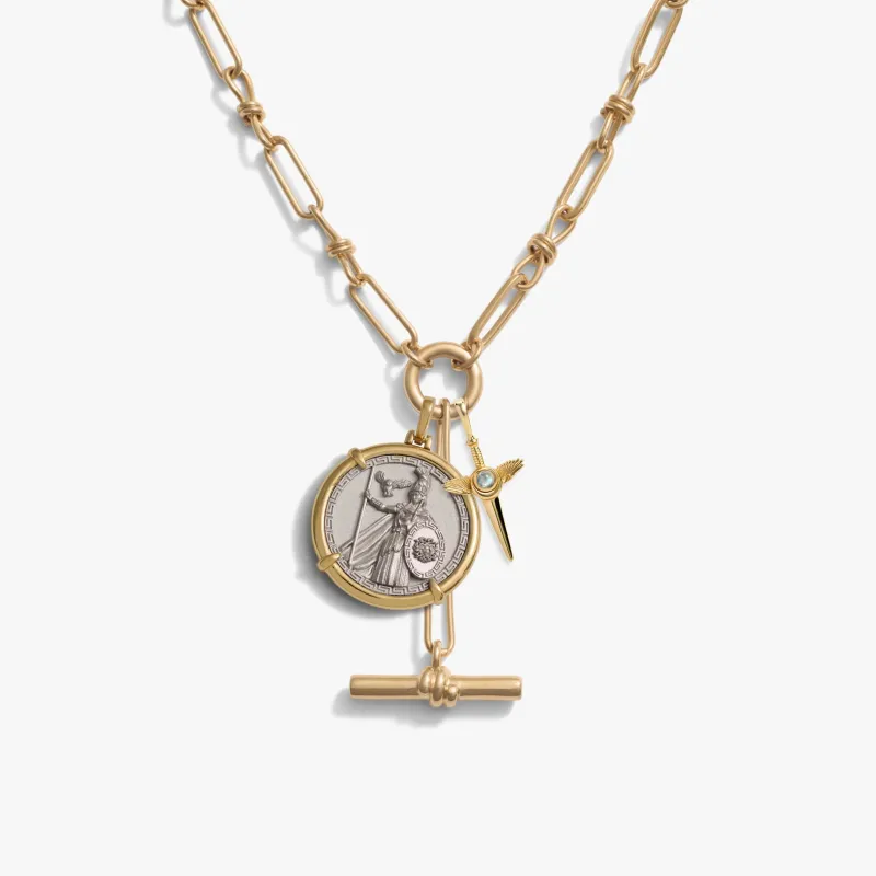 Athena's Dagger Charm Lariat sold by Awe Inspired