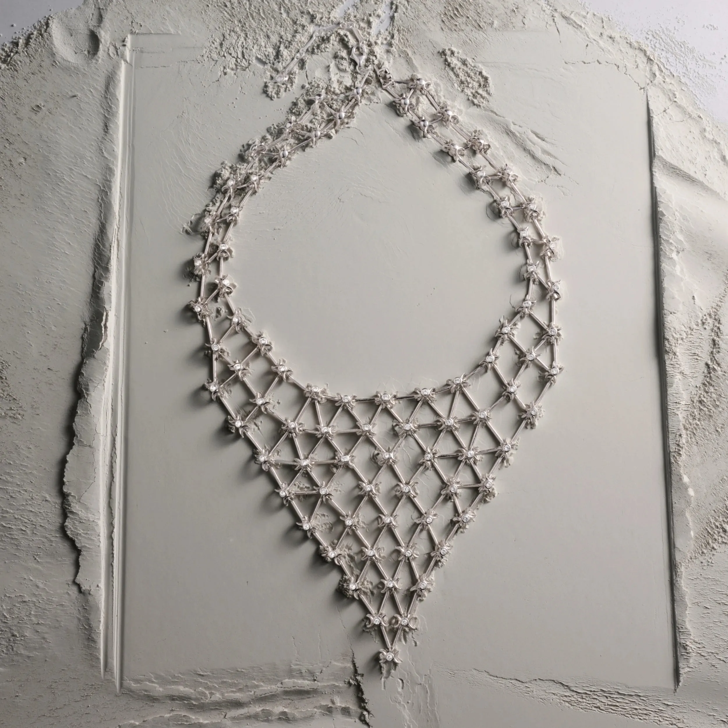 Sapphire Chainmail Bib sold by Awe Inspired product image thumbnail 4