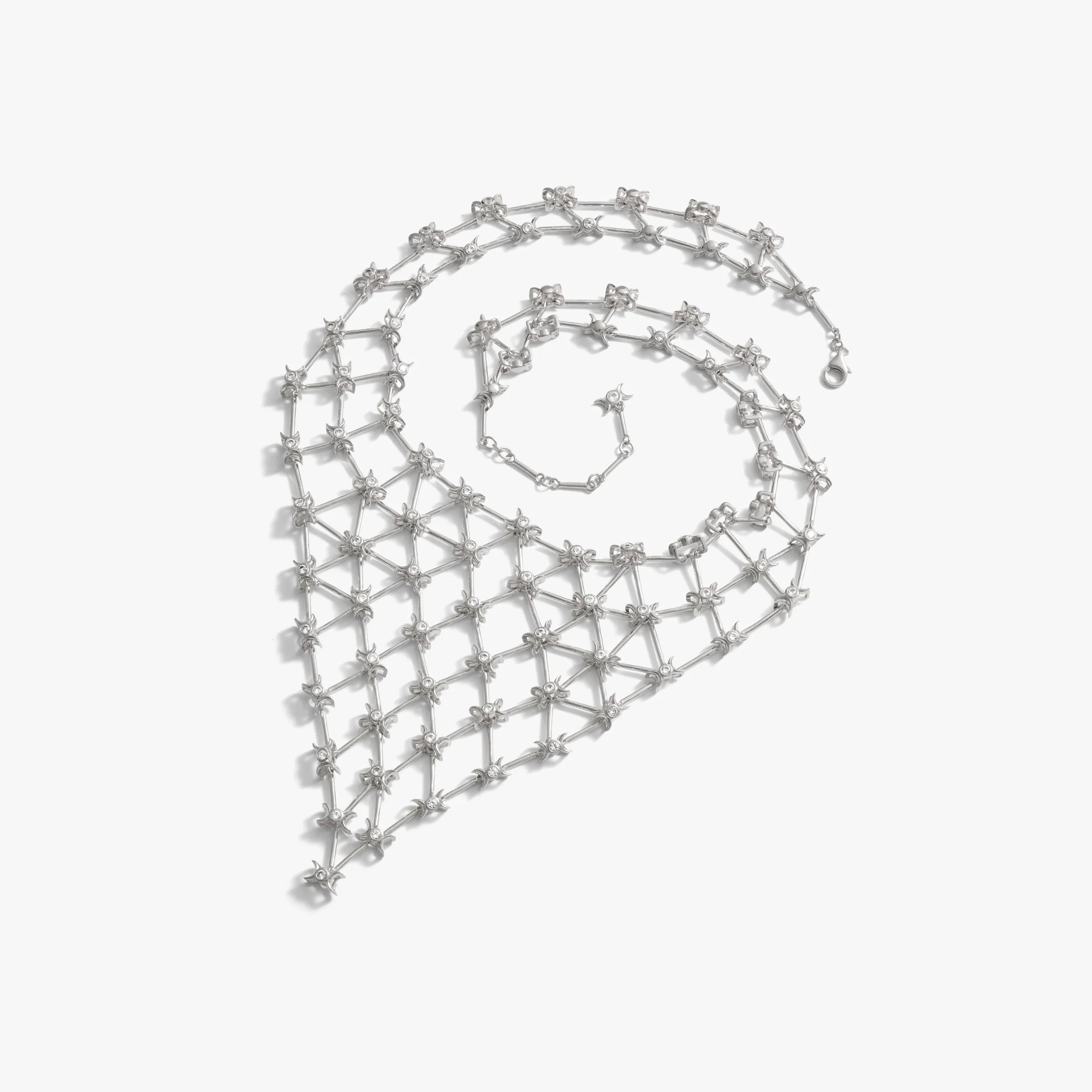 Sapphire Chainmail Bib sold by Awe Inspired product image thumbnail 3