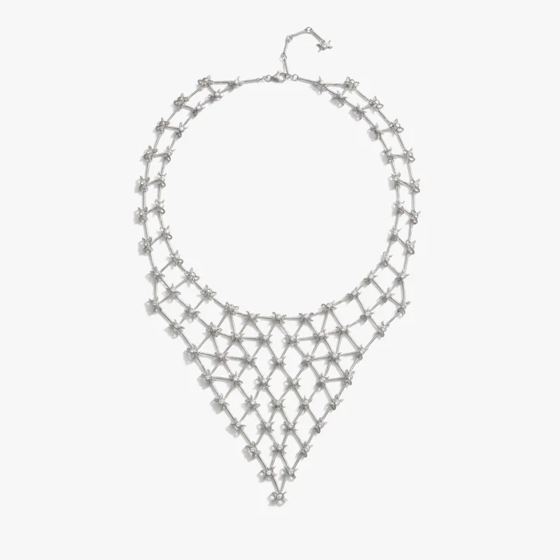 Sapphire Chainmail Bib sold by Awe Inspired