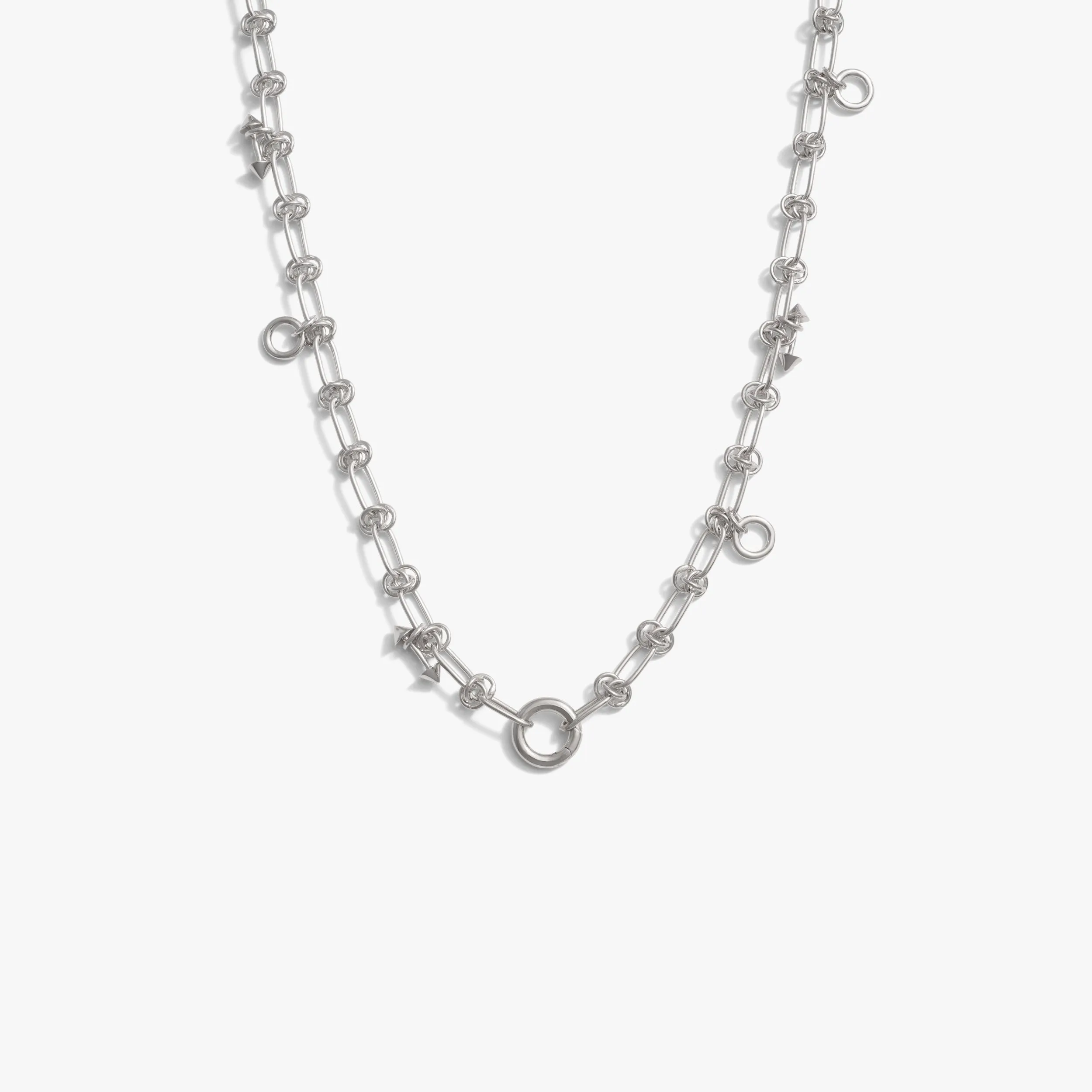 Knot Chain Long Collector Necklace sold by Awe Inspired