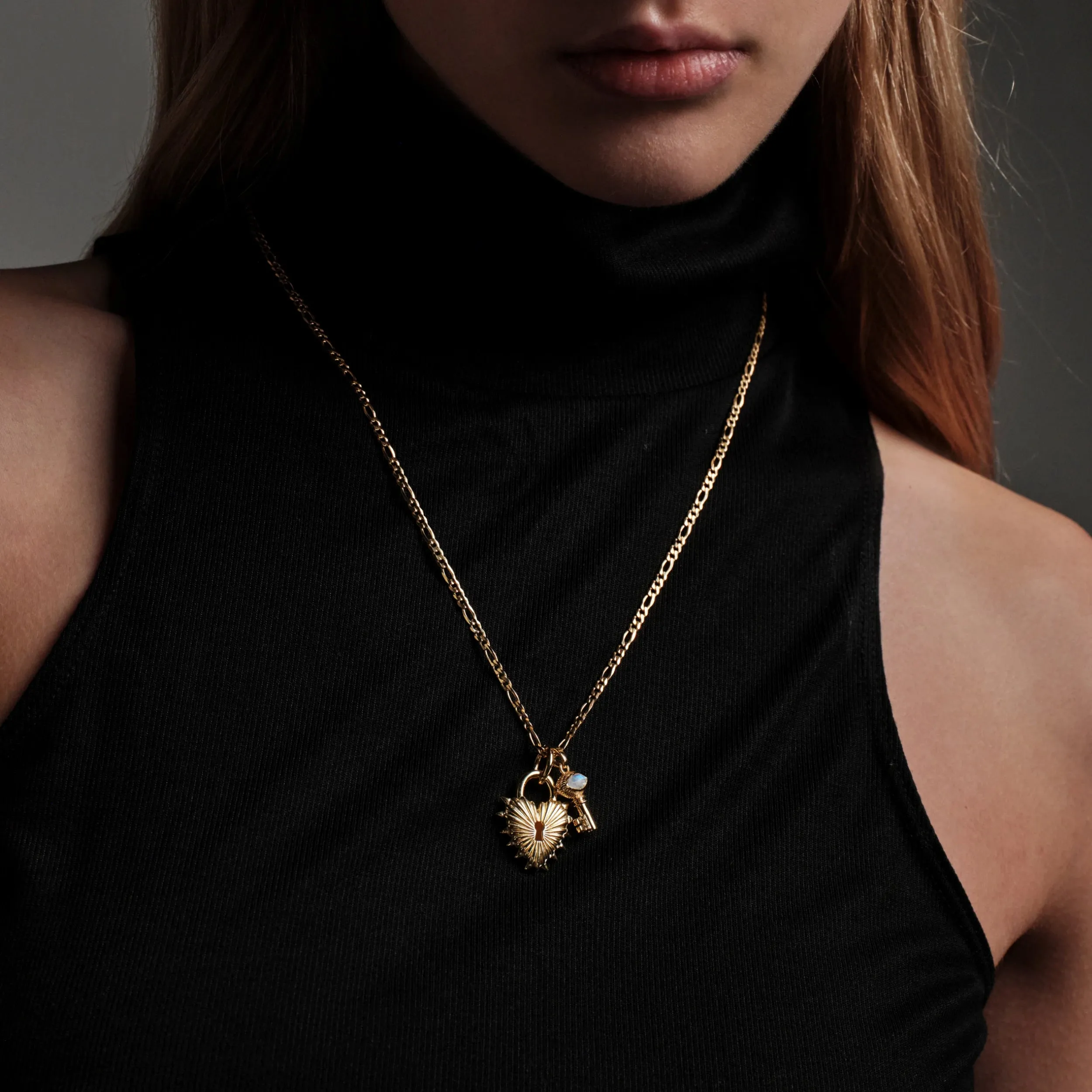 Lock and Key Necklace Set sold by Awe Inspired product image thumbnail 2