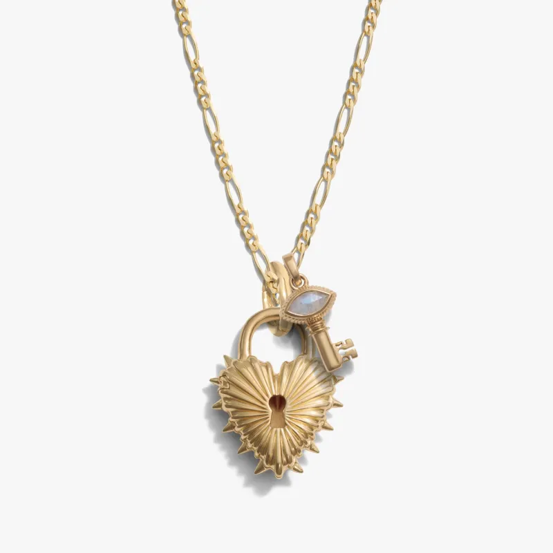 Lock and Key Necklace Set made by Awe Inspired