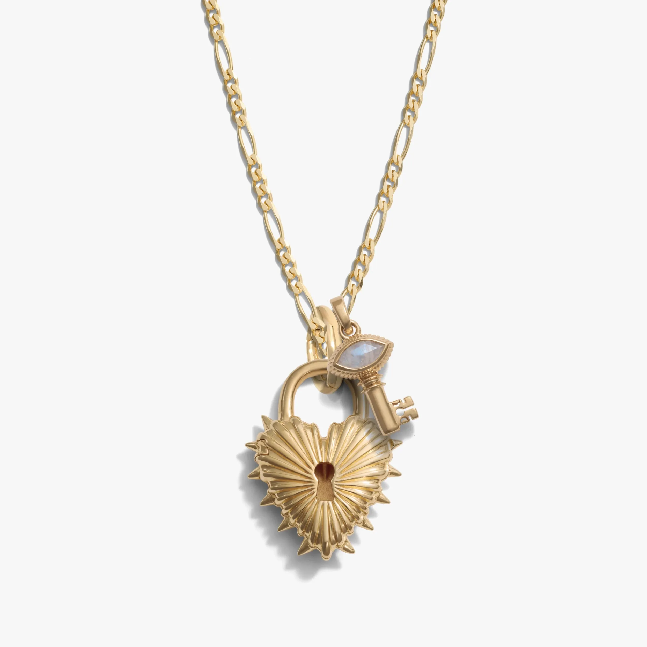Lock and Key Necklace Set sold by Awe Inspired