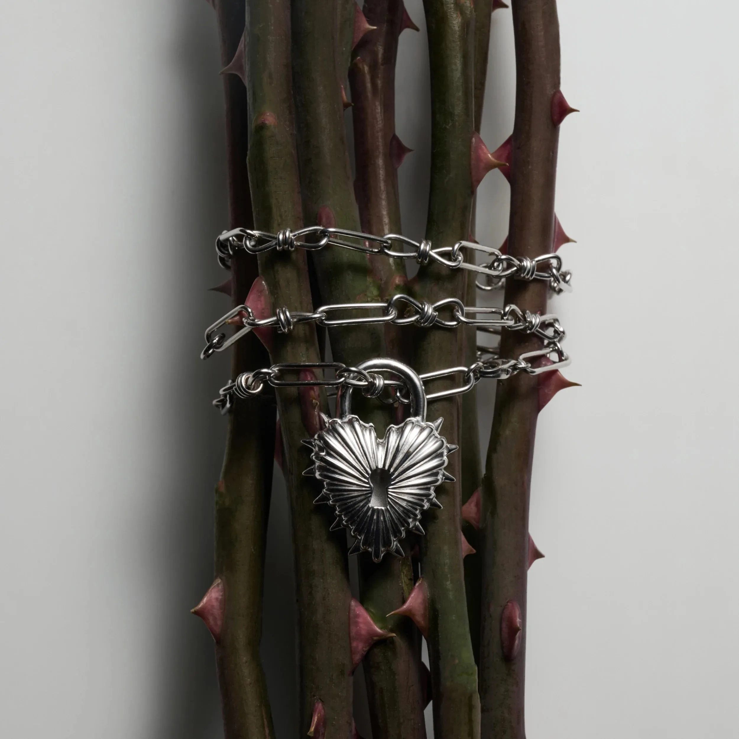 Spiked Heart Locket sold by Awe Inspired product image thumbnail 2