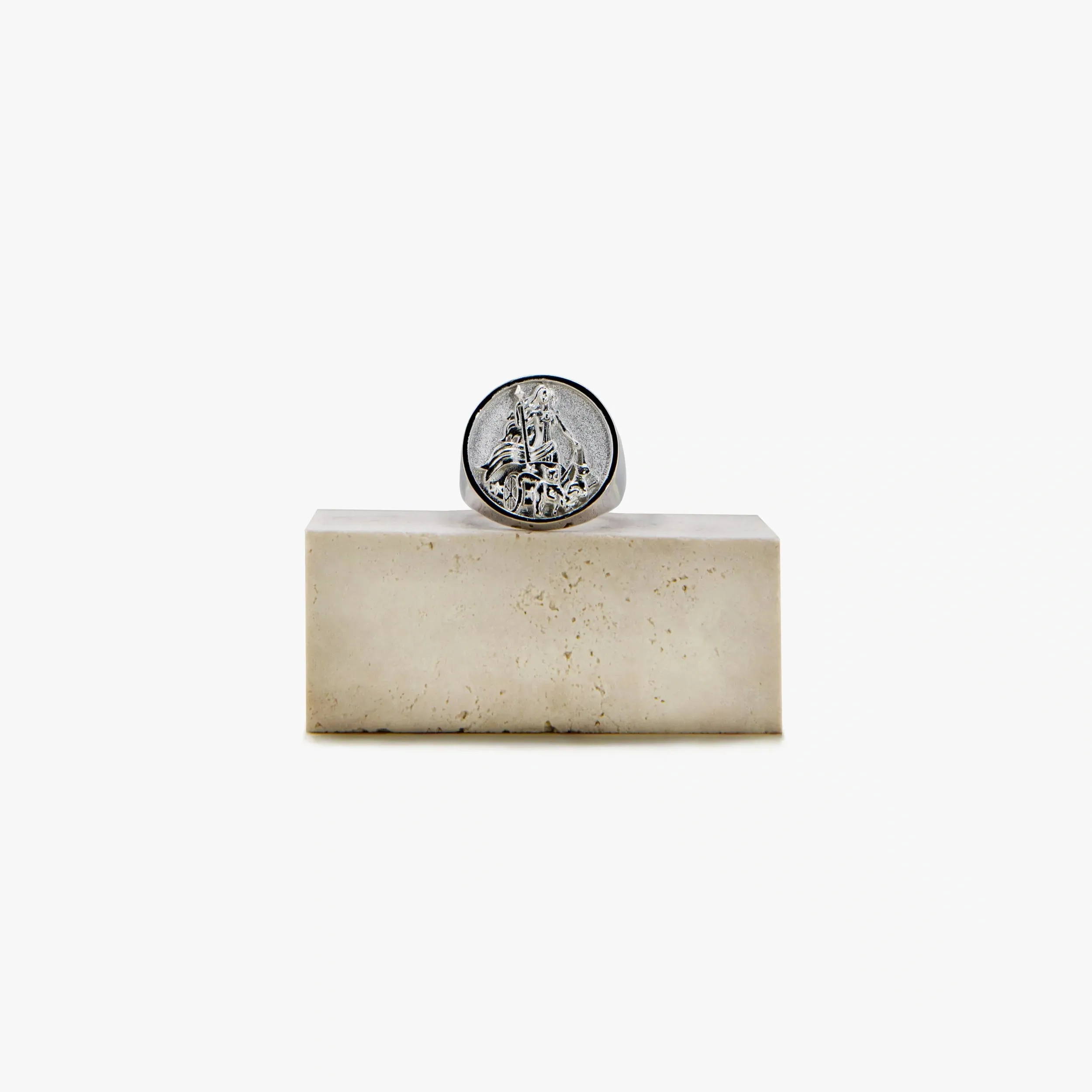 Archive Freya Large Signet Ring sold by Awe Inspired product image thumbnail 2