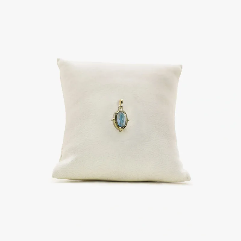 Archive Blue Quartz Amulet made by Awe Inspired