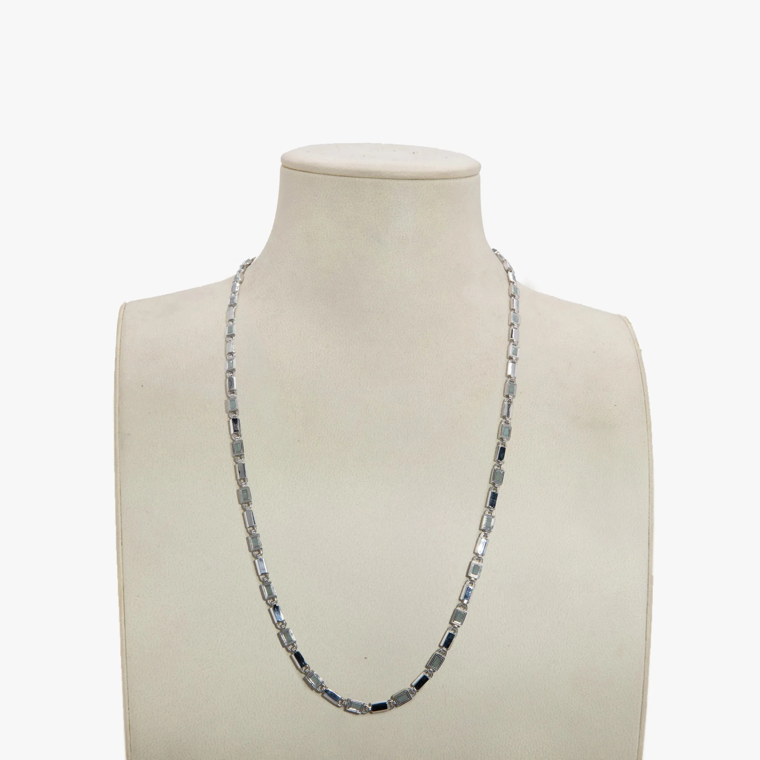 Archive Geo Link Tennis Necklace sold by Awe Inspired product image thumbnail 3