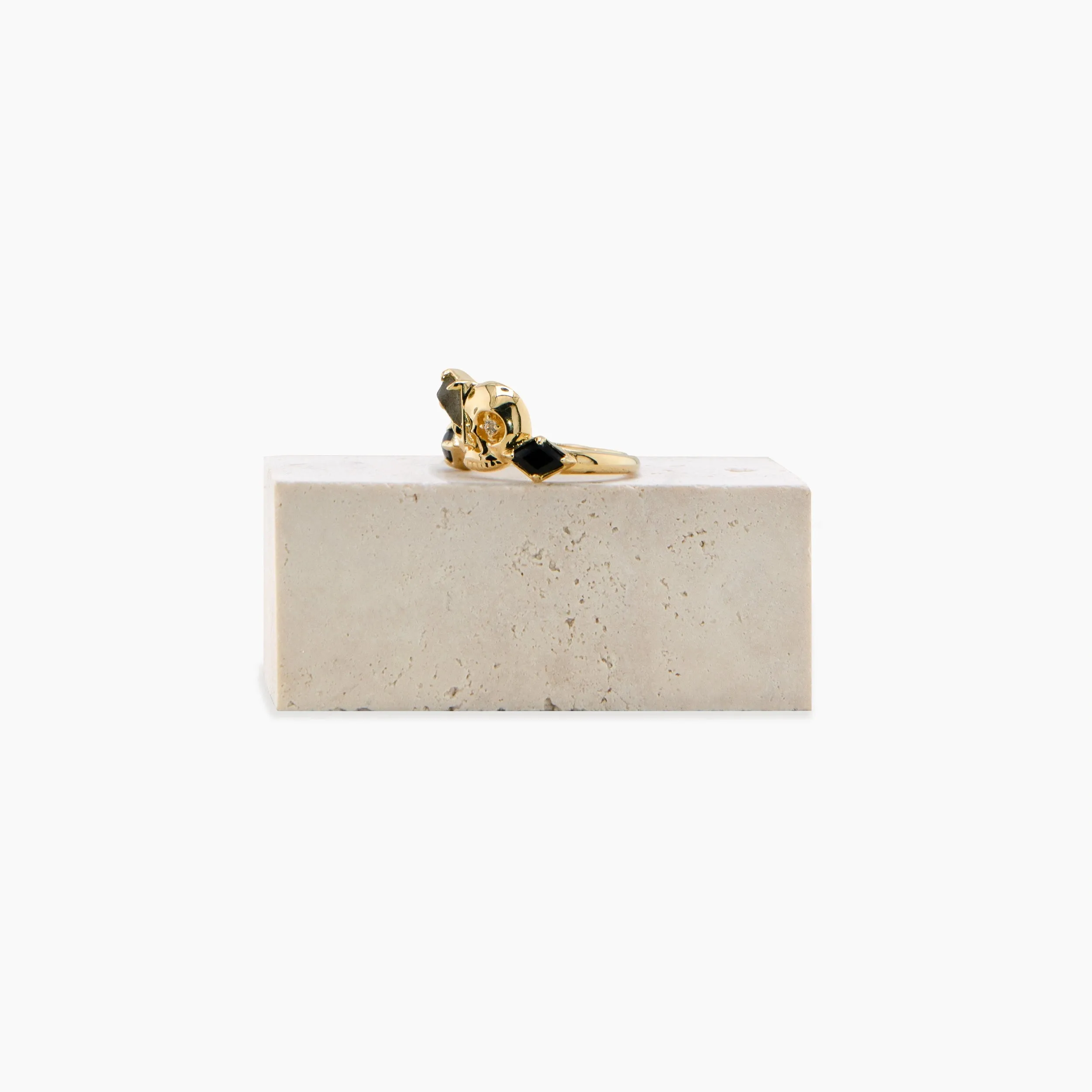 Archive Gemstone Skull Ring sold by Awe Inspired product image thumbnail 4