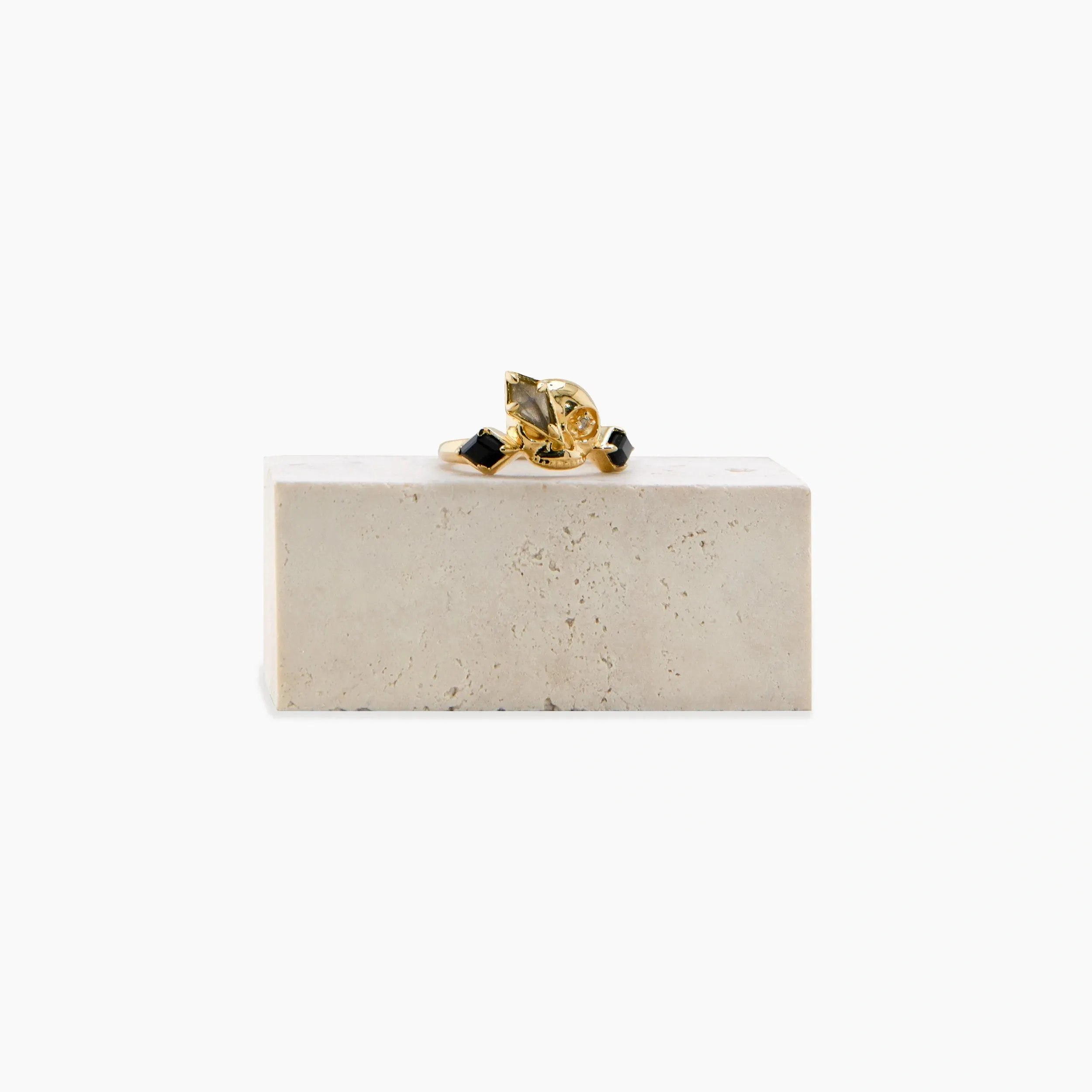 Archive Gemstone Skull Ring sold by Awe Inspired