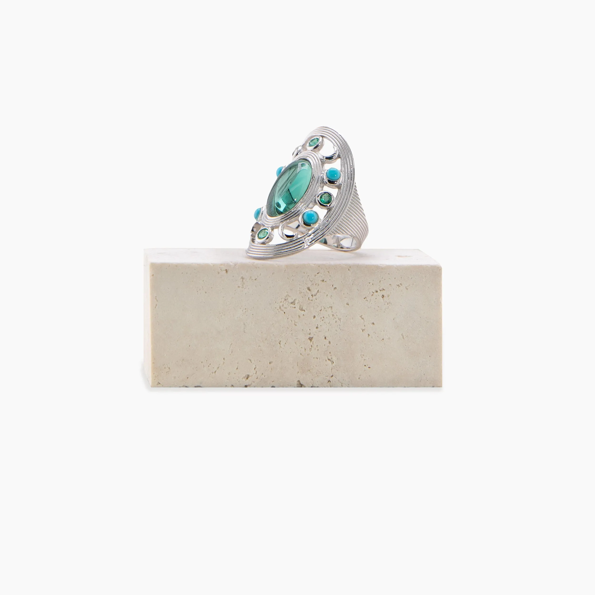 Archive Moon & Mandala Ring sold by Awe Inspired product image thumbnail 5