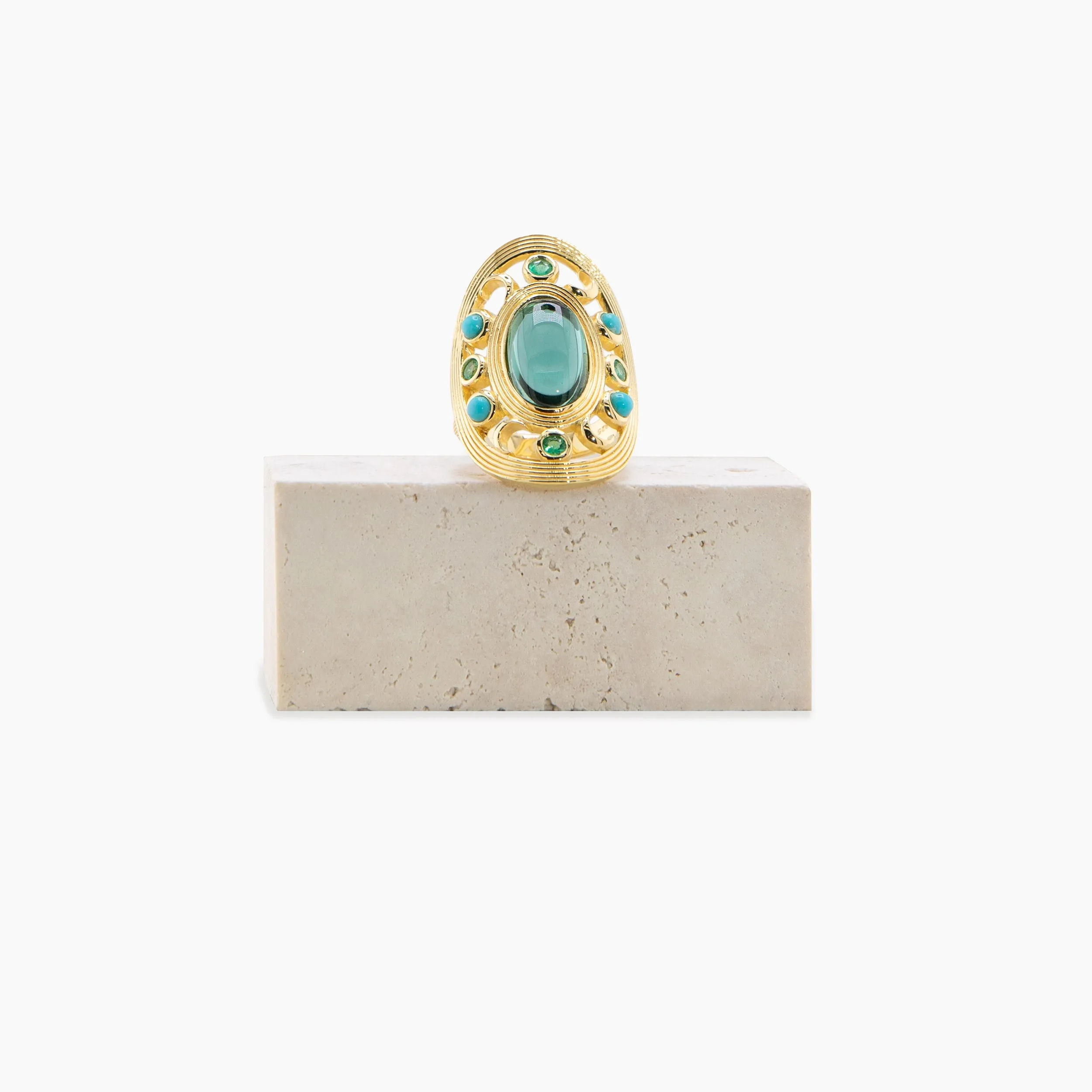 Archive Moon & Mandala Ring sold by Awe Inspired product image thumbnail 3