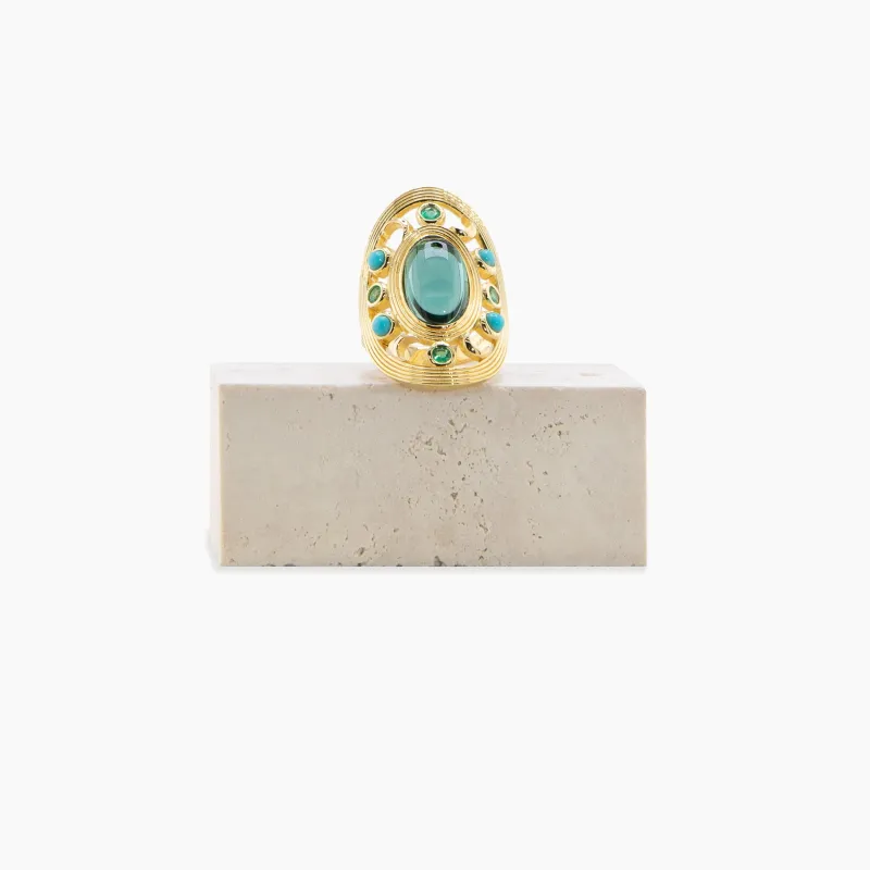 Archive Moon & Mandala Ring made by Awe Inspired