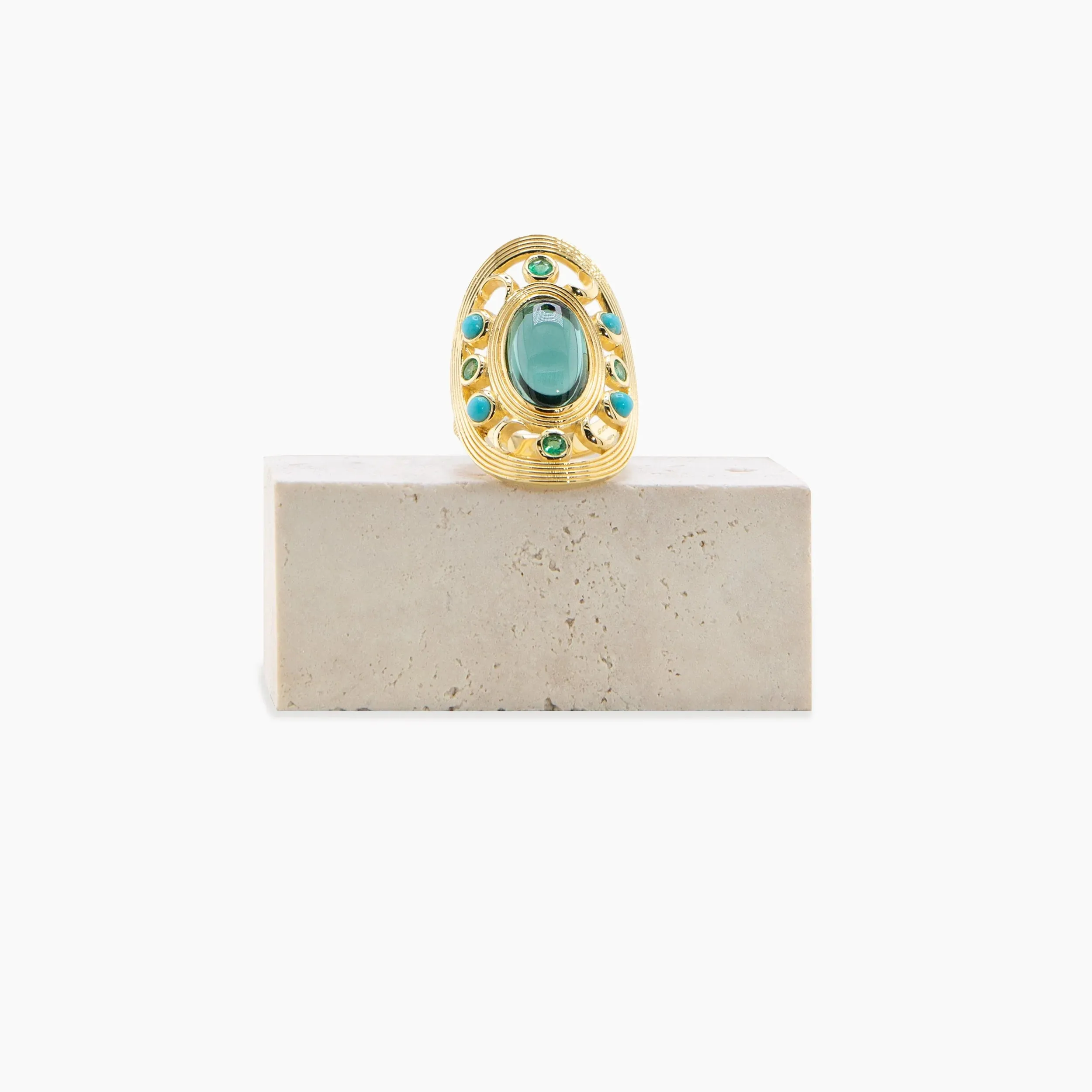 Archive Moon & Mandala Ring sold by Awe Inspired