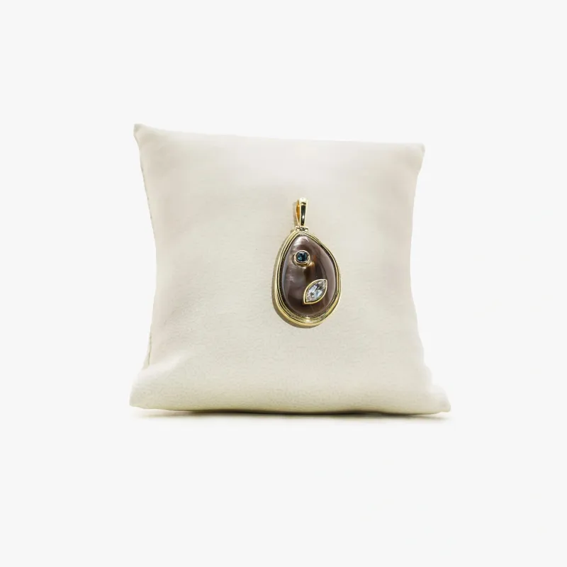 Archive Gemstone Statement Pendant made by Awe Inspired