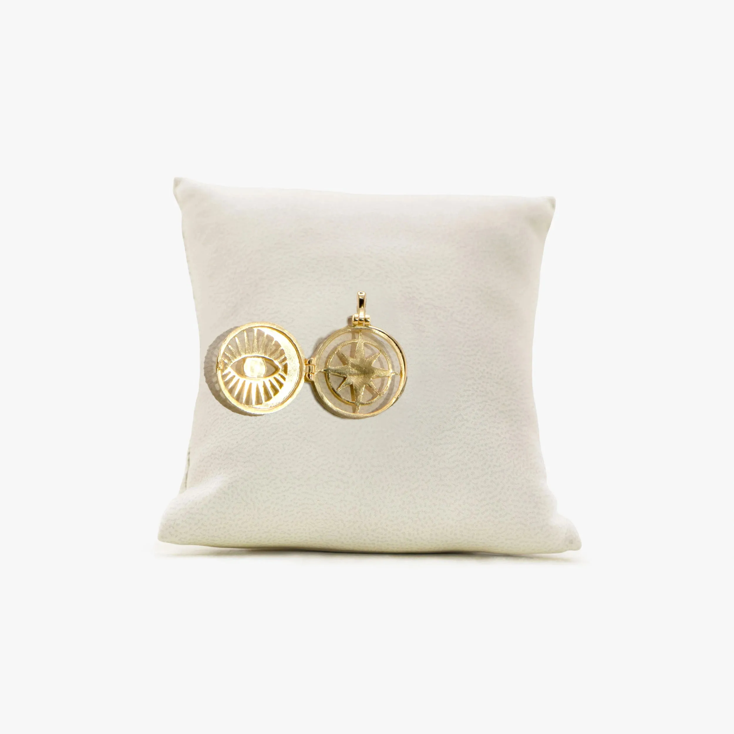 Archive Watchful Eye & Compass Locket sold by Awe Inspired product image thumbnail 2