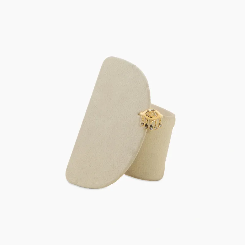 Archive Third Eye Earcuff with Teardrop Dangles sold by Awe Inspired