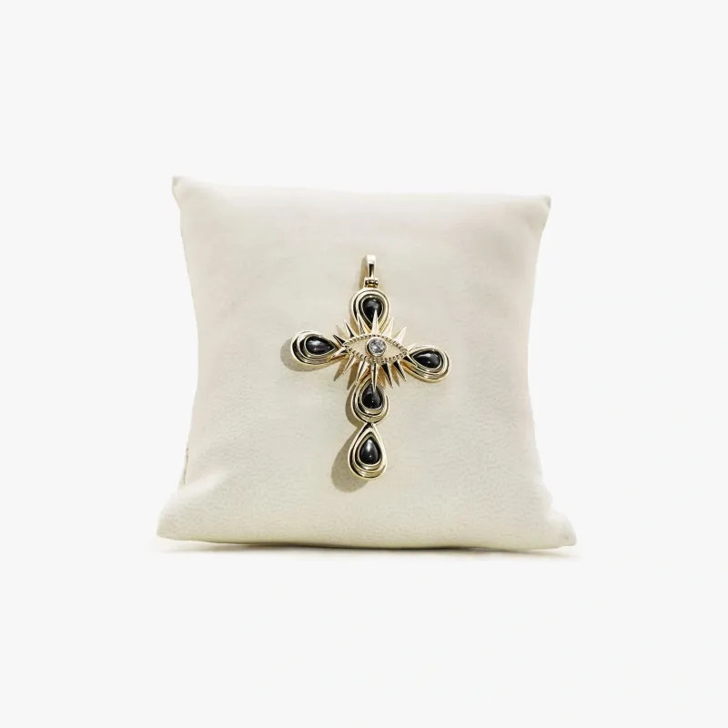 Archive Third Eye Cross Pendant made by Awe Inspired