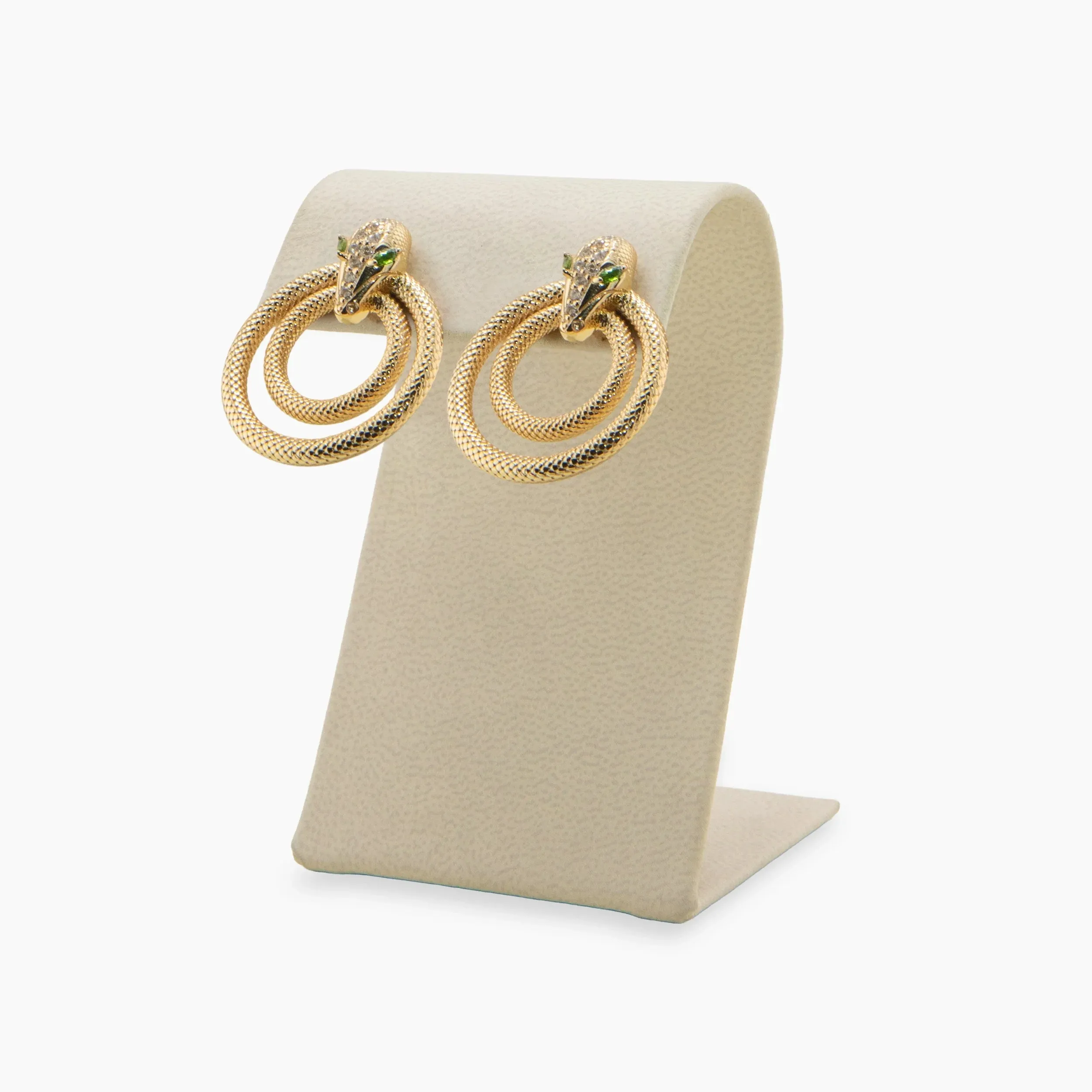 Archive Snake Doorknocker Earrings sold by Awe Inspired