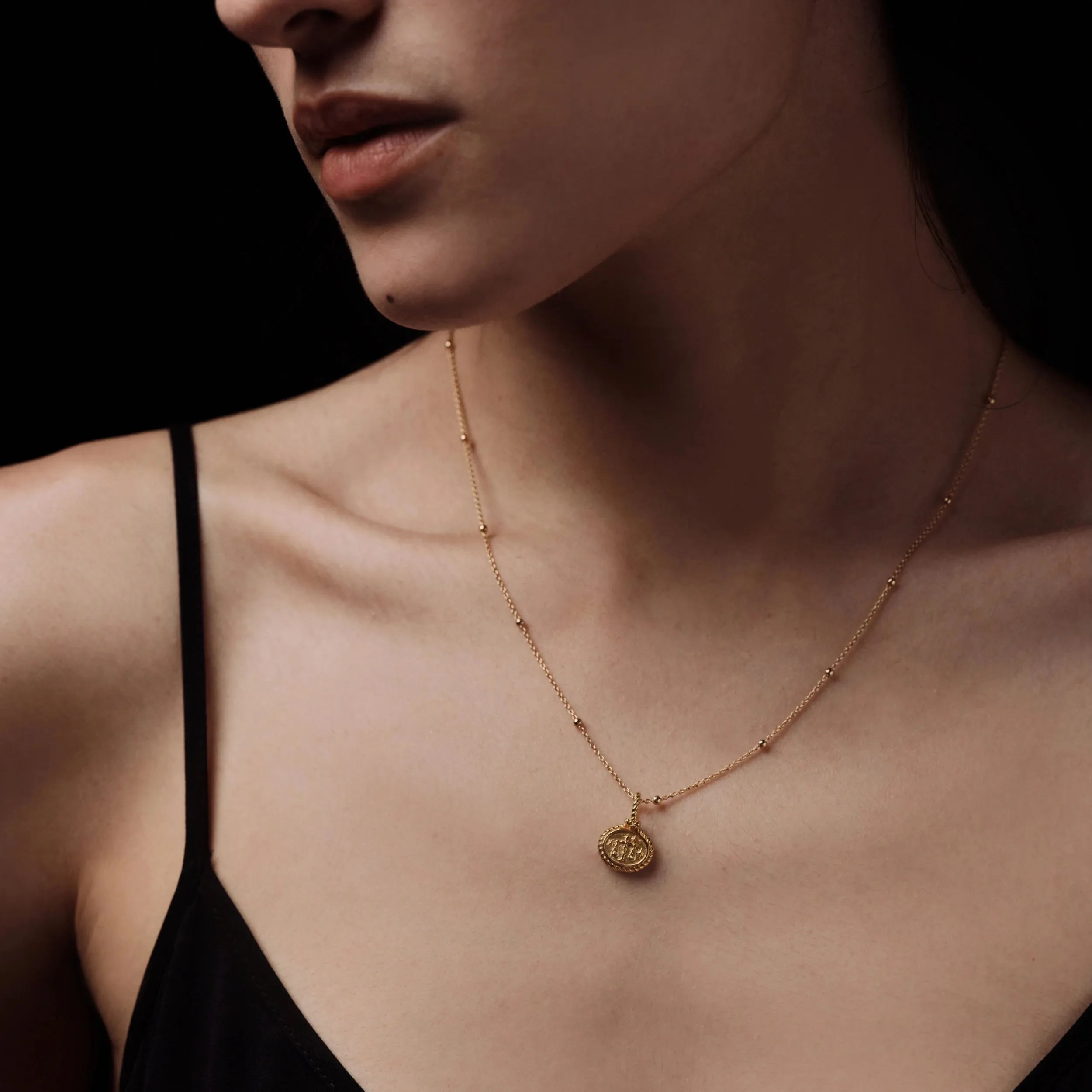 Mini Gemstone Zodiac Necklace sold by Awe Inspired product image thumbnail 2