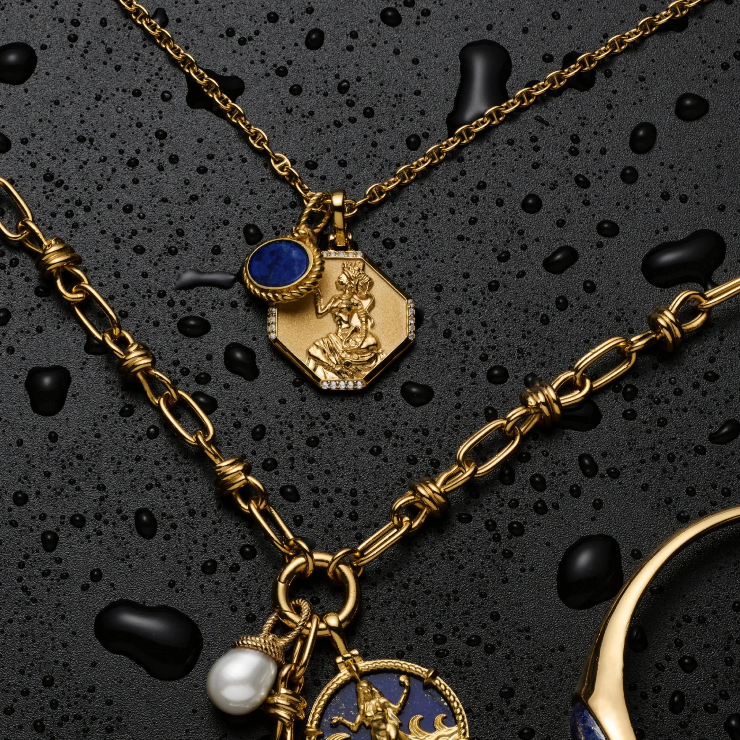 Mini Gemstone Zodiac Necklace sold by Awe Inspired product image thumbnail 4