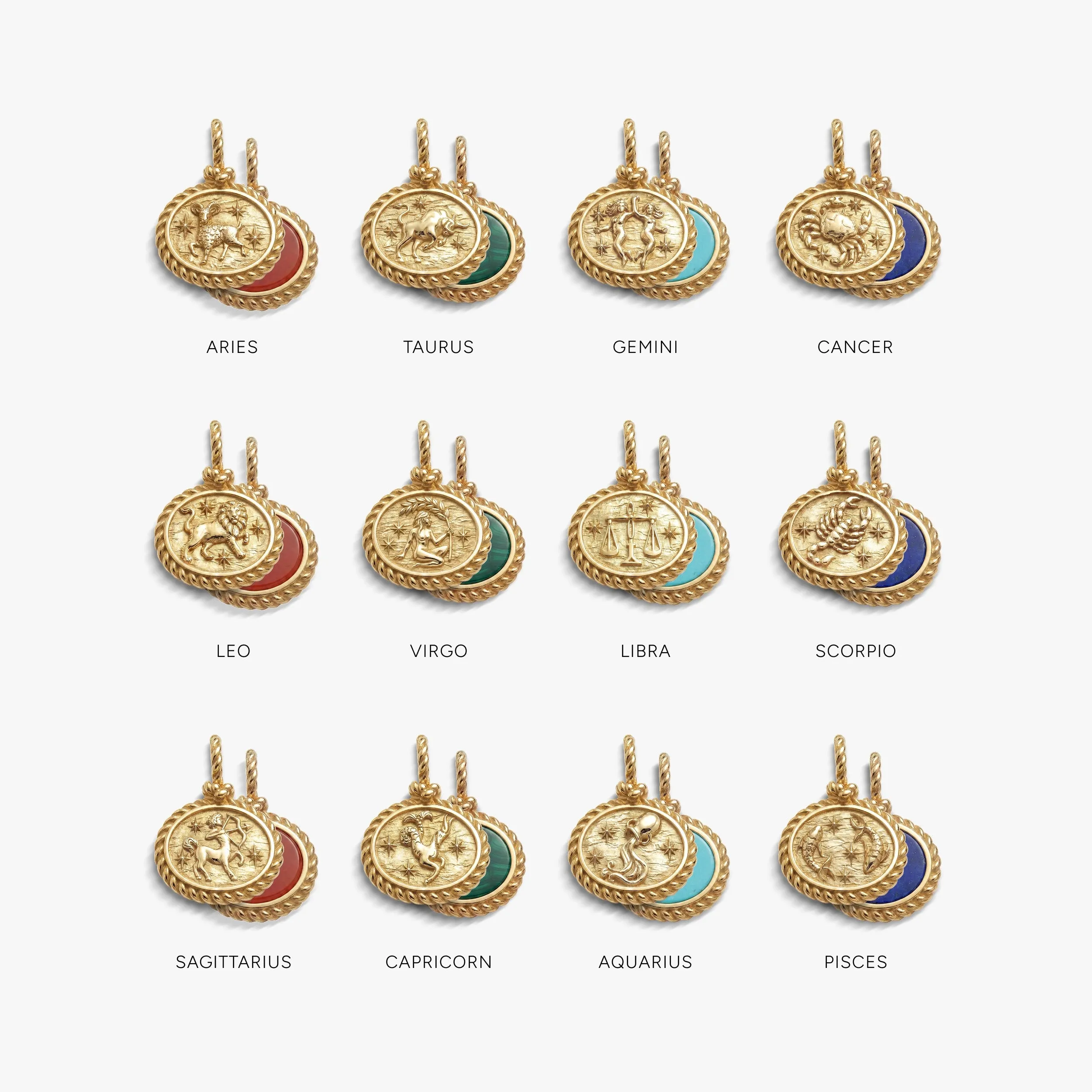 Mini Gemstone Zodiac Necklace sold by Awe Inspired product image thumbnail 5