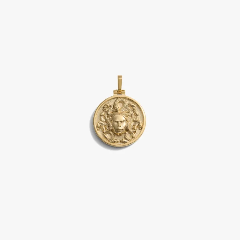 Medusa Goddess Pendant made by Awe Inspired
