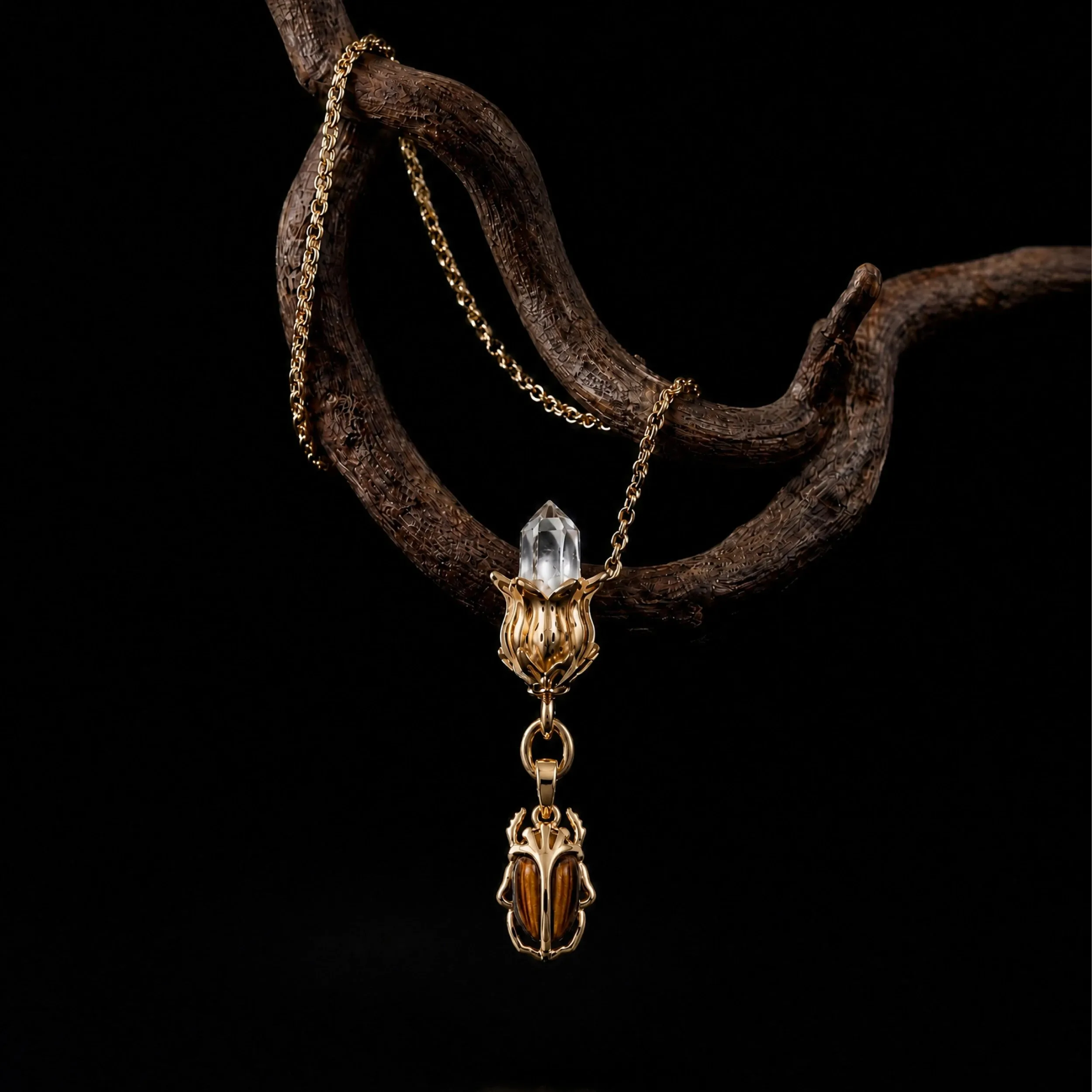 Deathwatch Beetle Collector Necklace sold by Awe Inspired product image thumbnail 3
