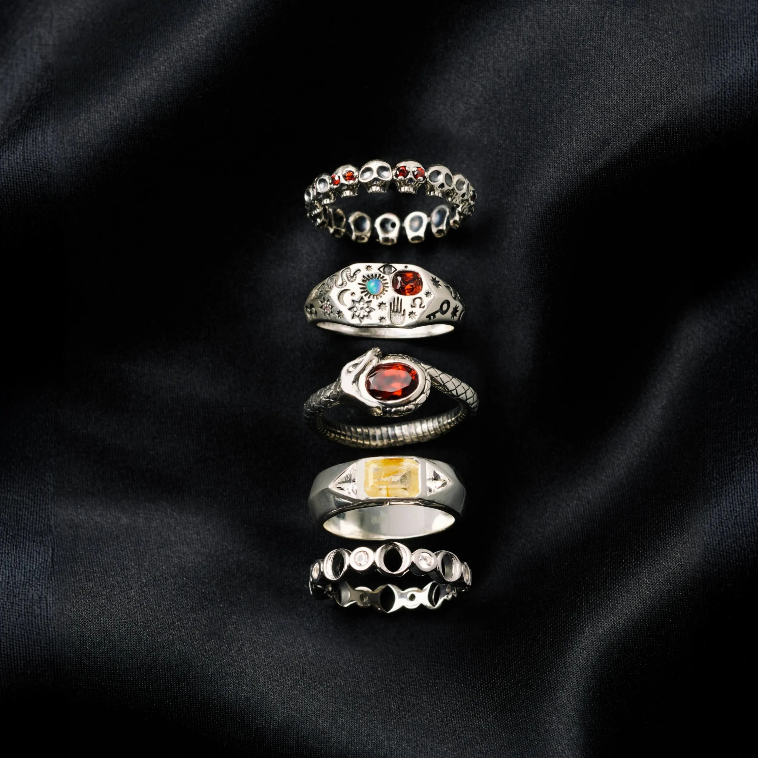 Gemstone Skull Band sold by Awe Inspired product image thumbnail 3