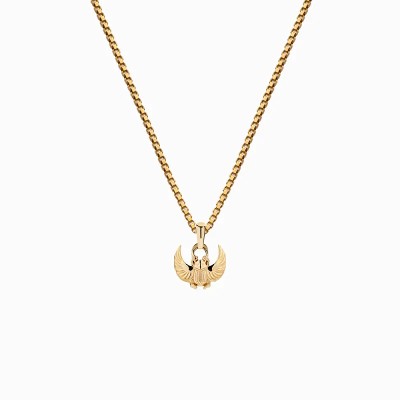 Winged Scarab Necklace sold by Awe Inspired