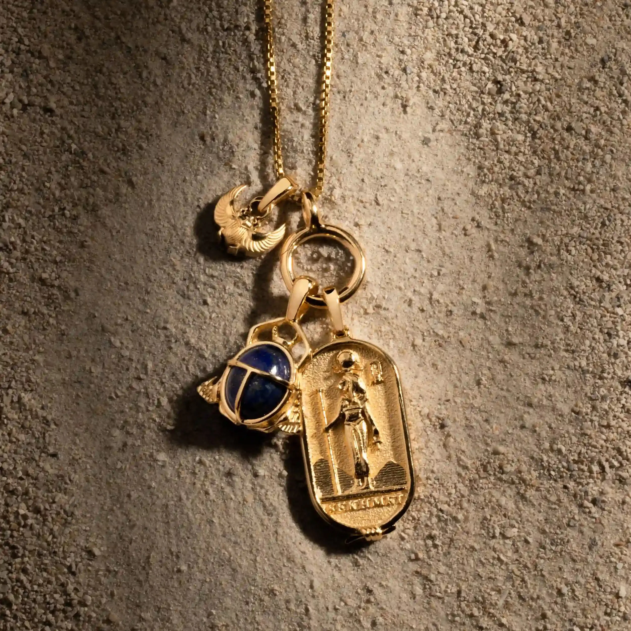 Winged Scarab Necklace sold by Awe Inspired product image thumbnail 3