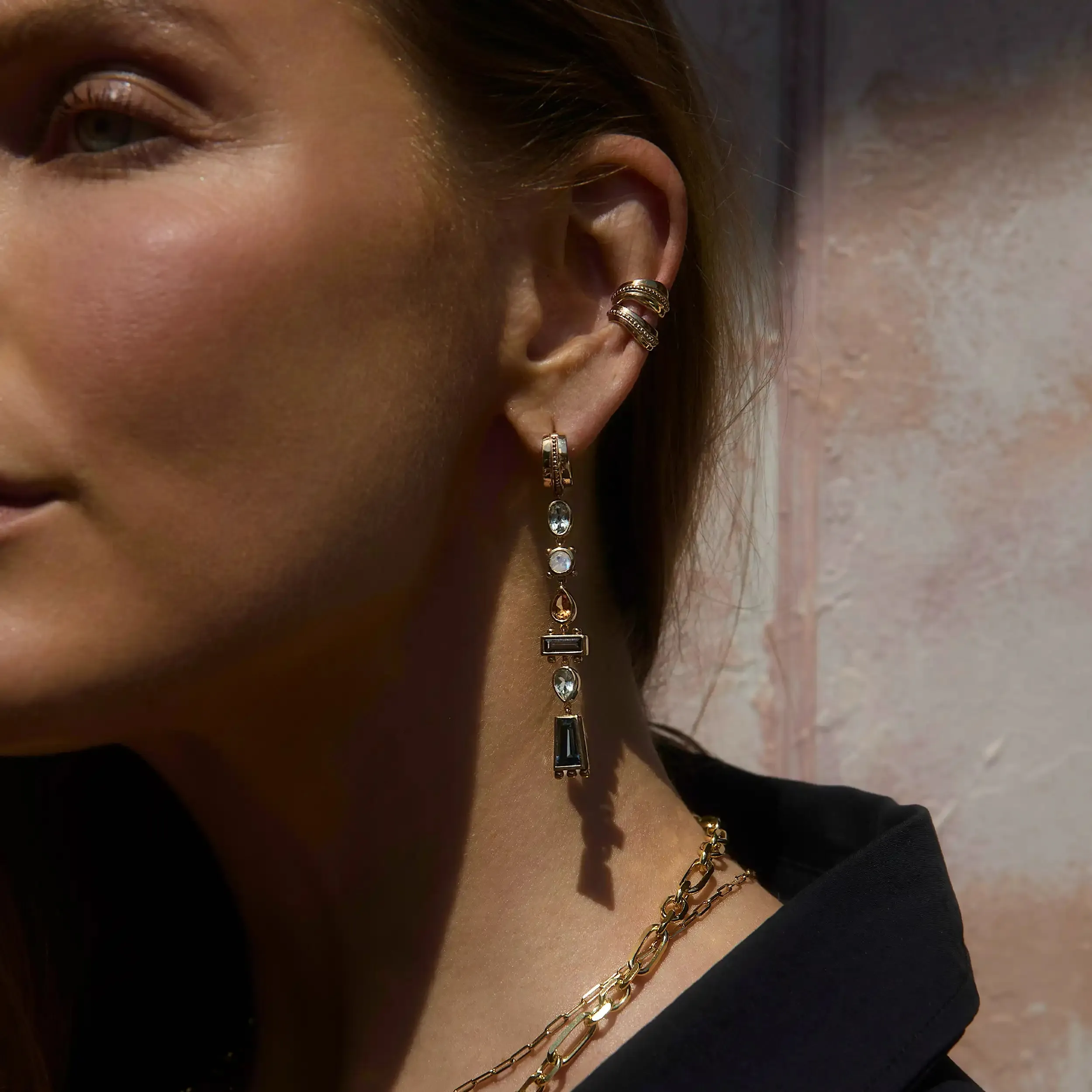 Earth Goddess Talisman Drop Earrings sold by Awe Inspired product image thumbnail 4