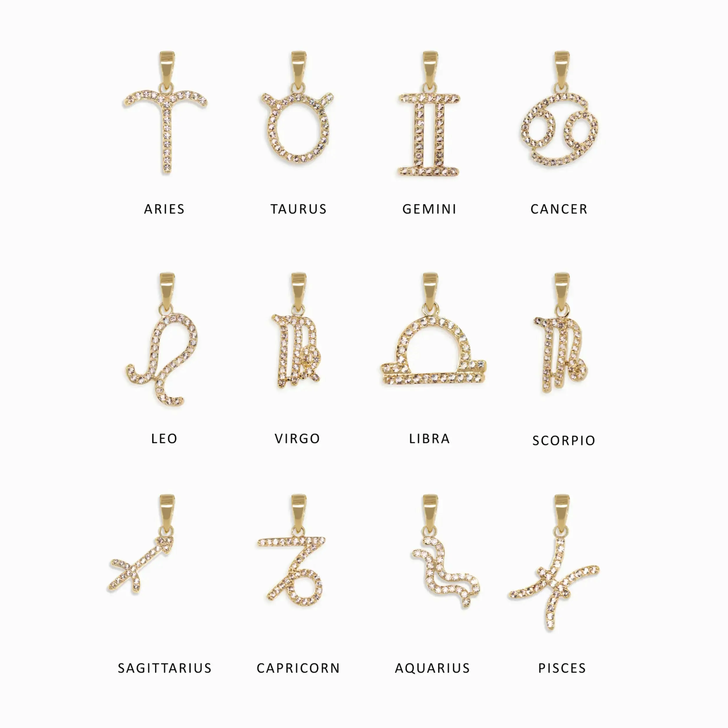 Zodiac Gemstone Necklace sold by Awe Inspired product image thumbnail 2