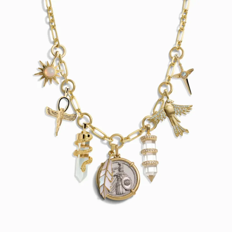 Athena Statement Charm Necklace sold by Awe Inspired