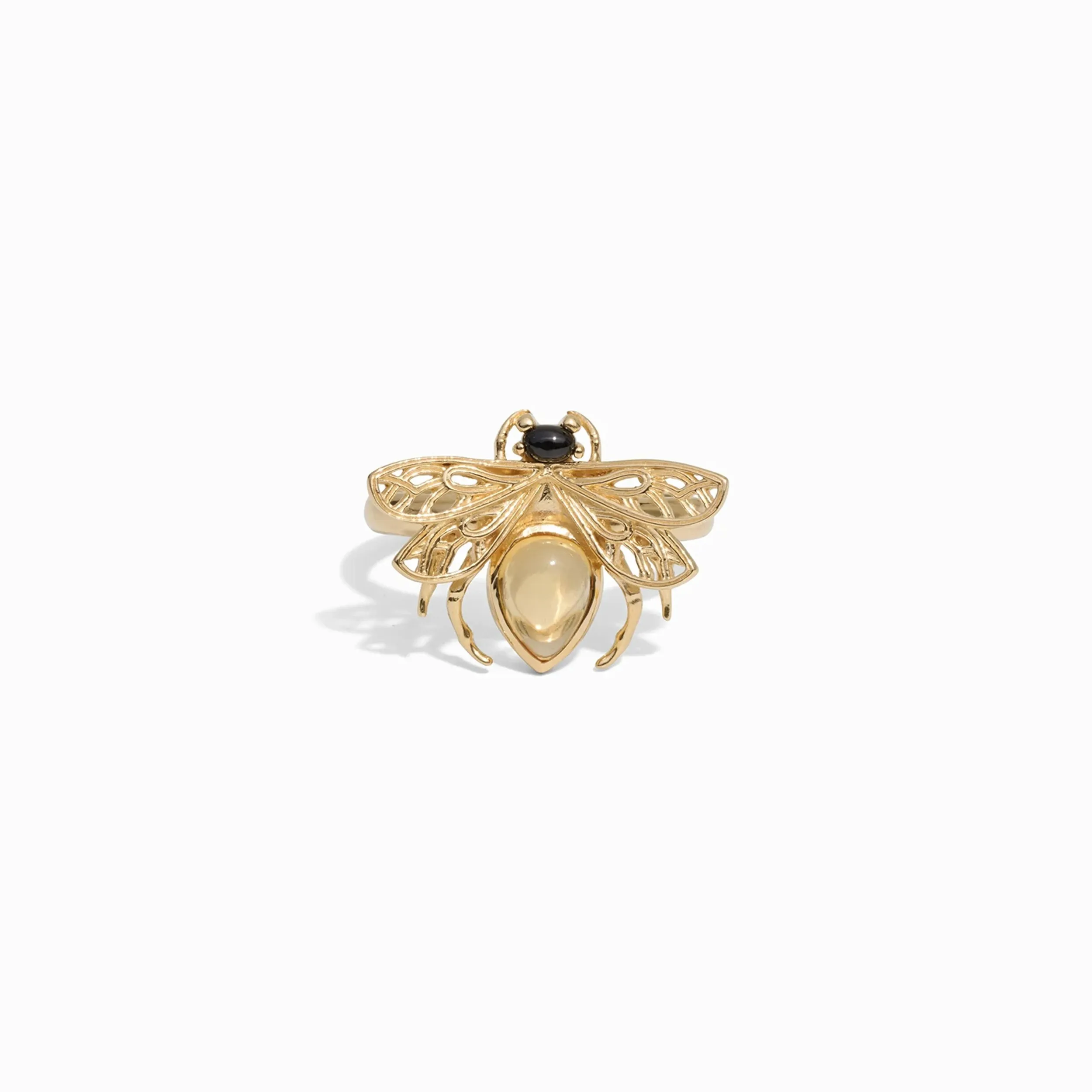 Citrine Bee Ring sold by Awe Inspired