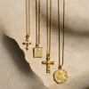 Enamel Cross Necklace sold by Awe Inspired