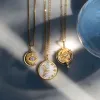 Watchful Moon Eye Necklace sold by Awe Inspired