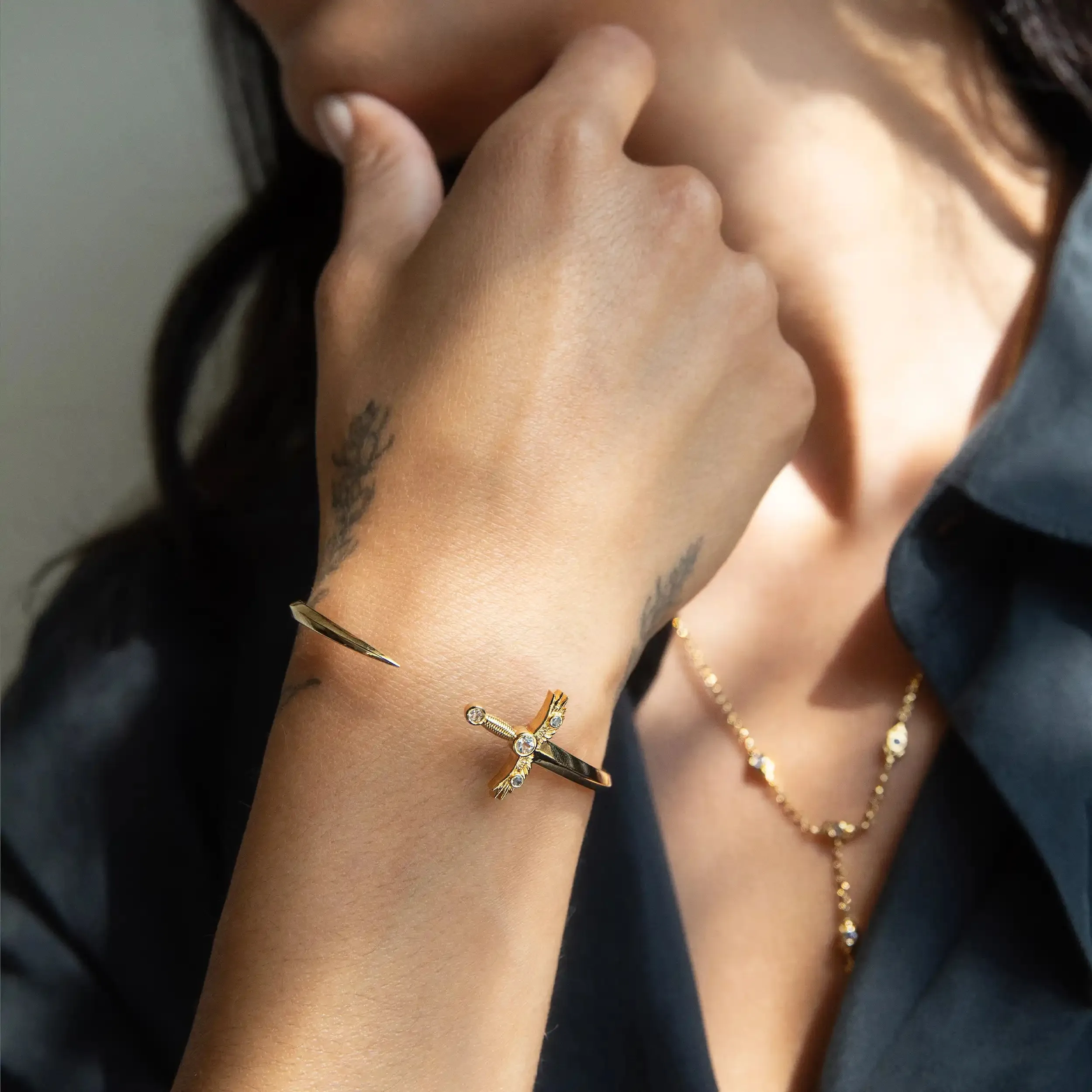 Winged Sword Cuff sold by Awe Inspired product image thumbnail 3